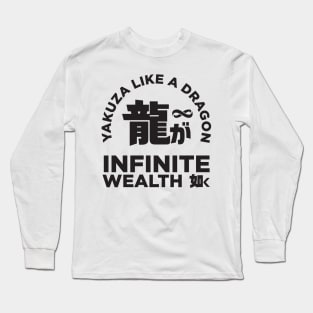 Yakuza: Like A Dragon - Infinite Wealth Black Long Sleeve T-Shirt